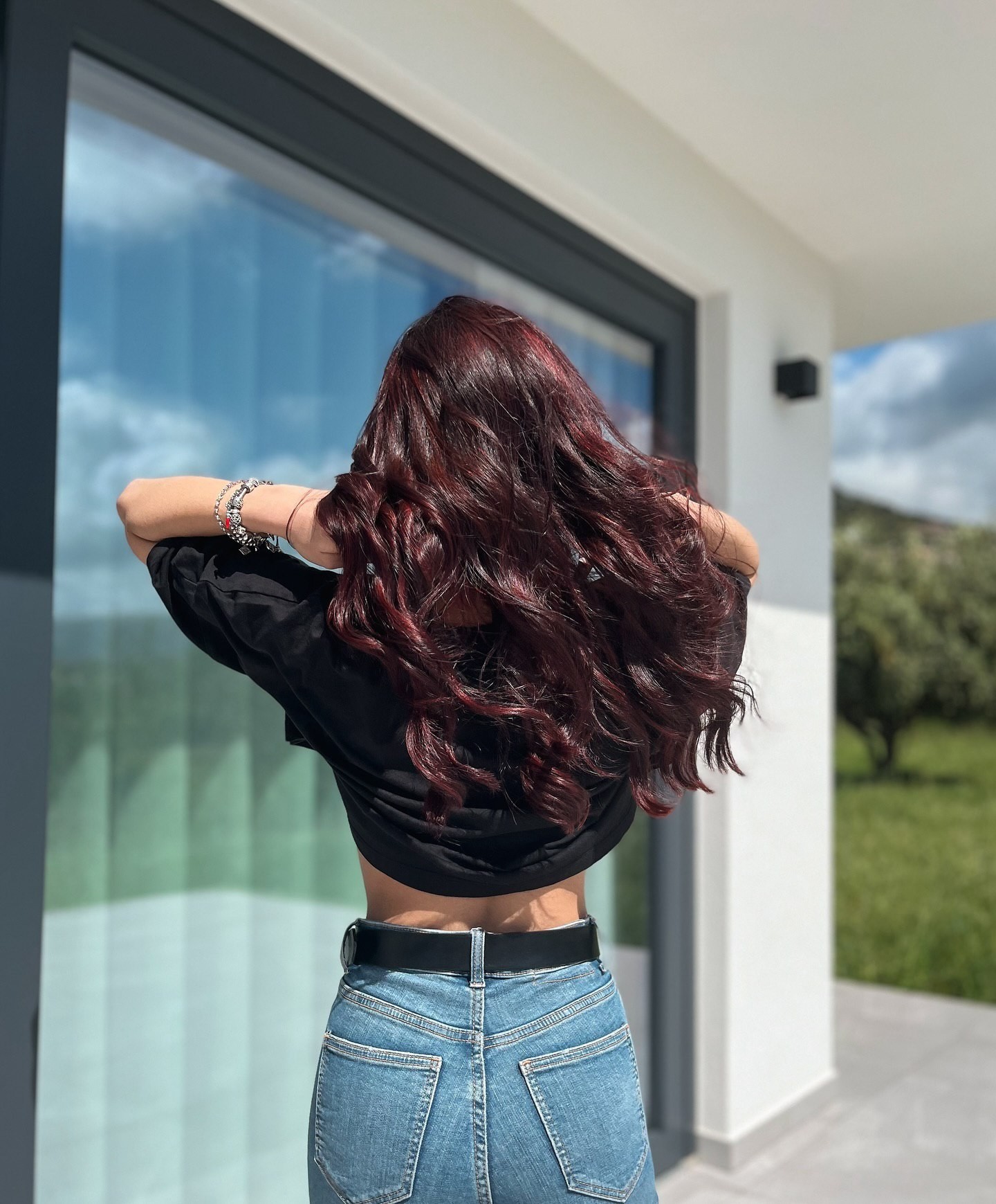 Bold and Vibrant Long Curls