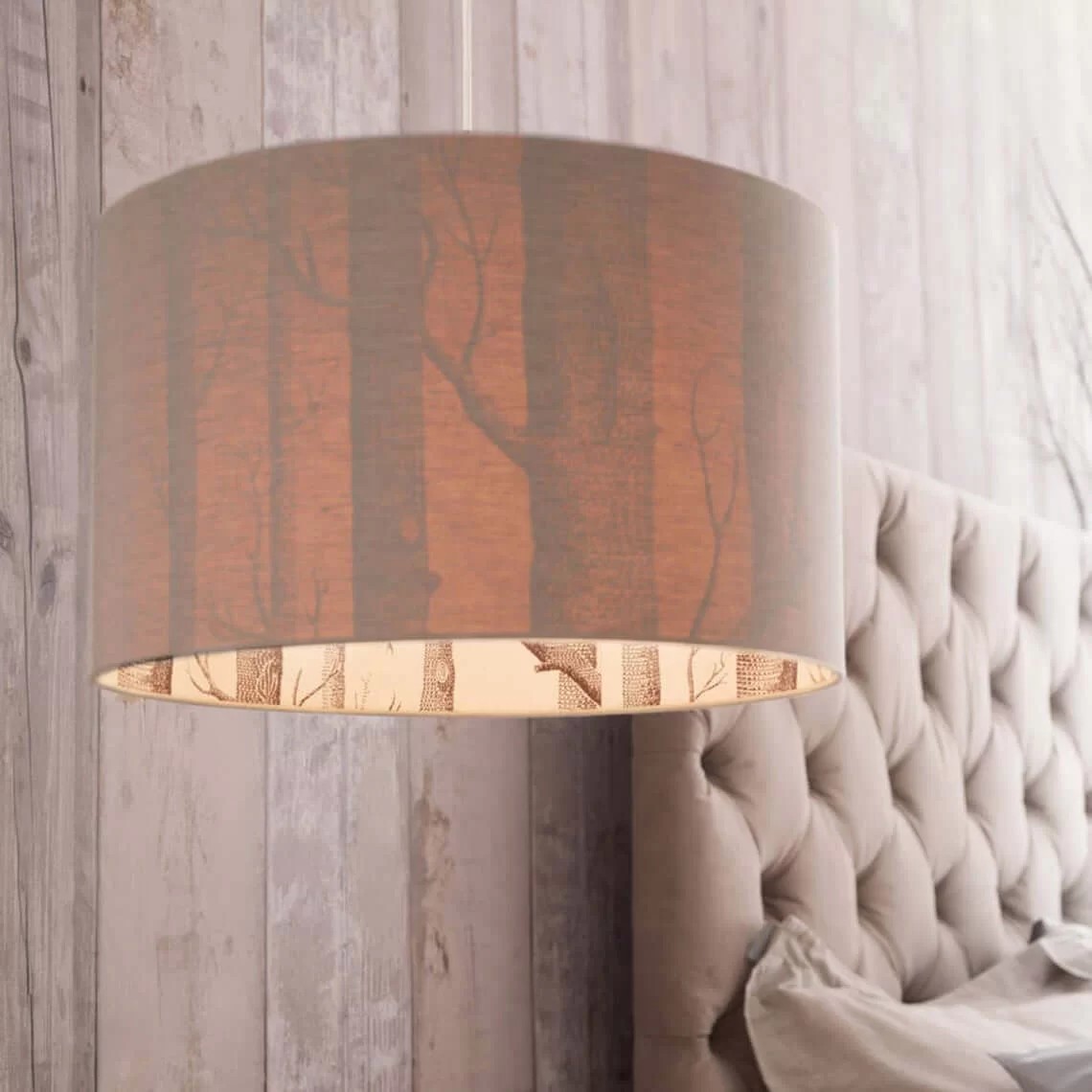 The Woods Silhouette Lamp Shade