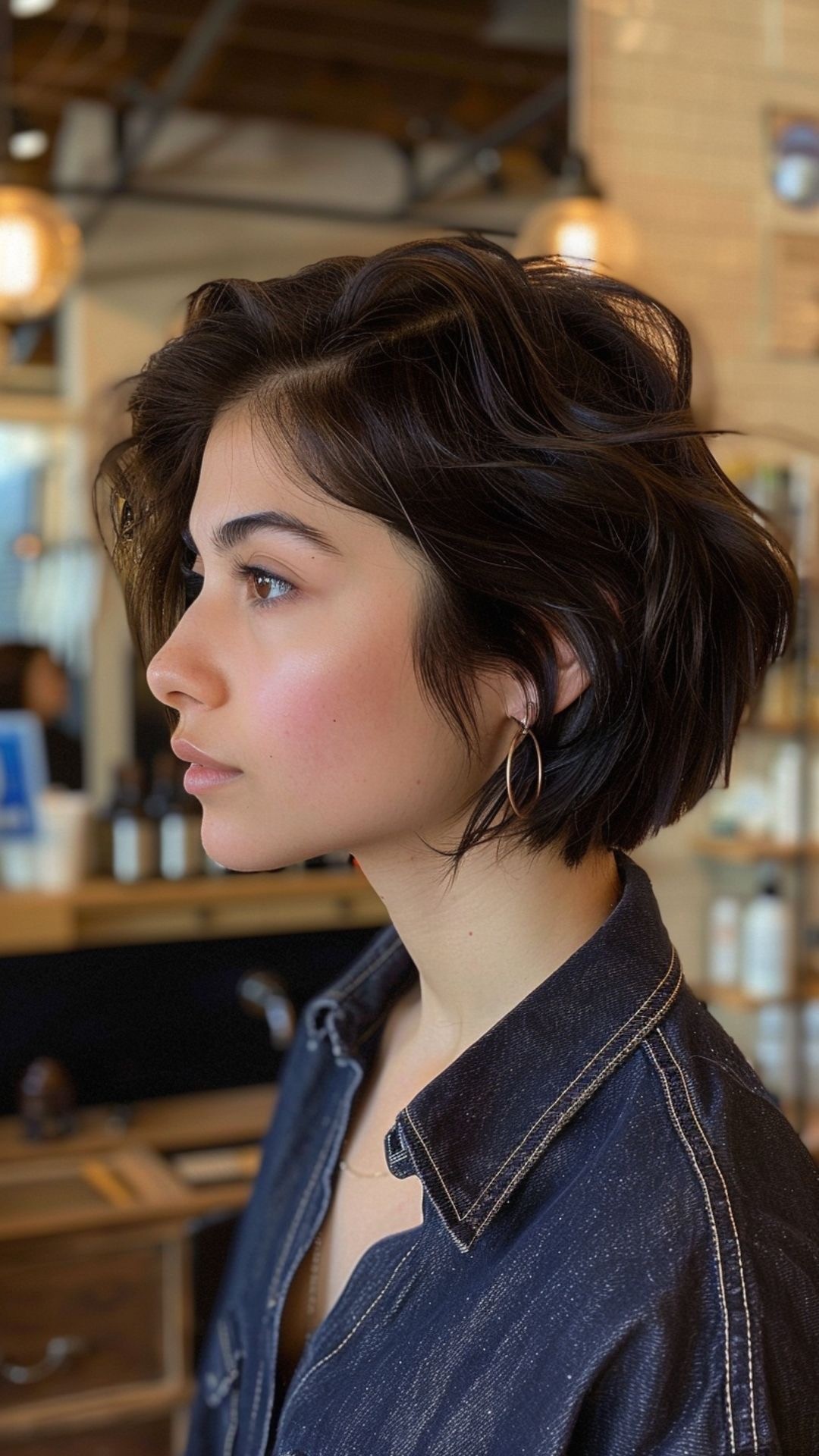 The Dark Enchantment: Sleek Bob with a Twist