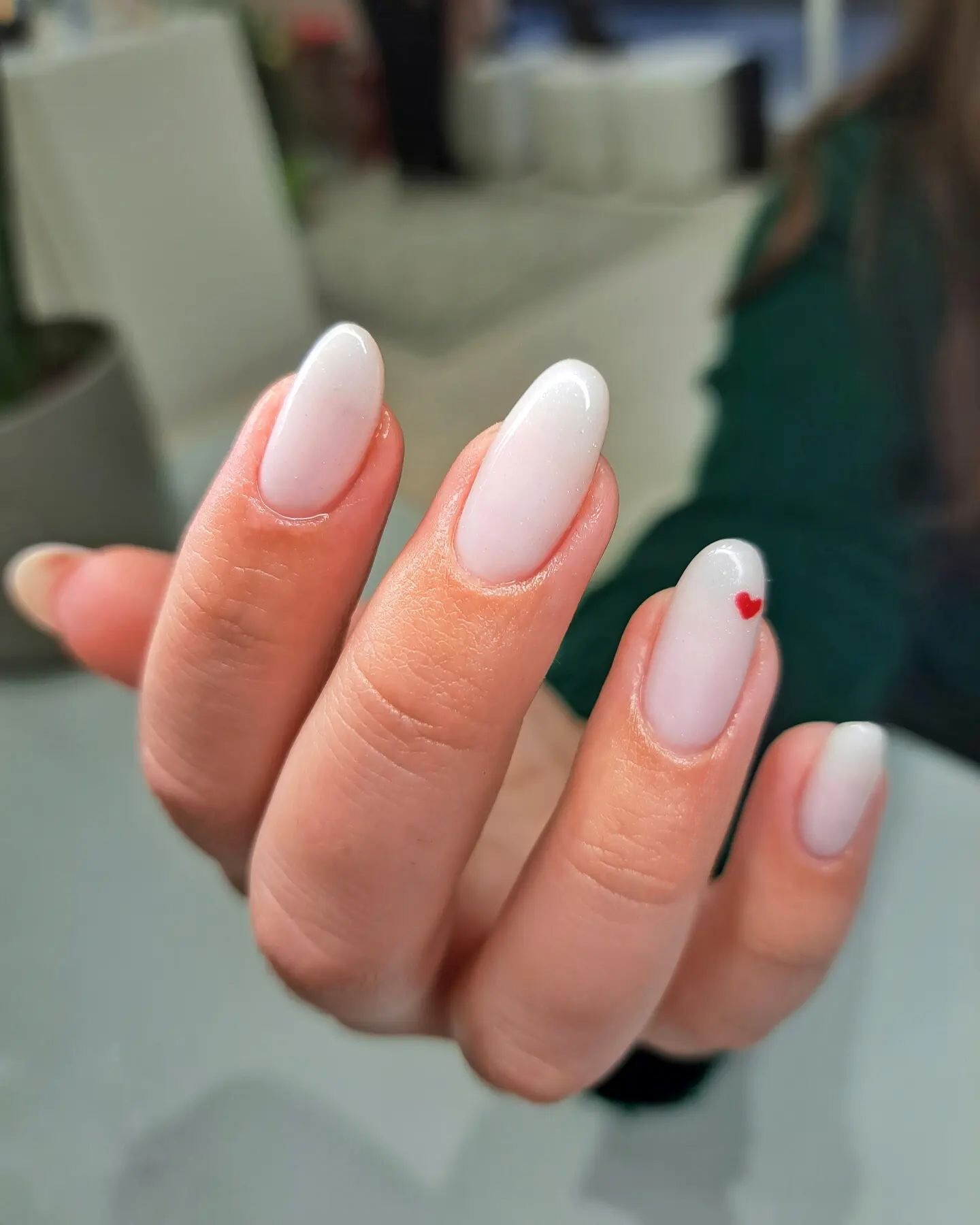 Elegant Minimalist White Nails