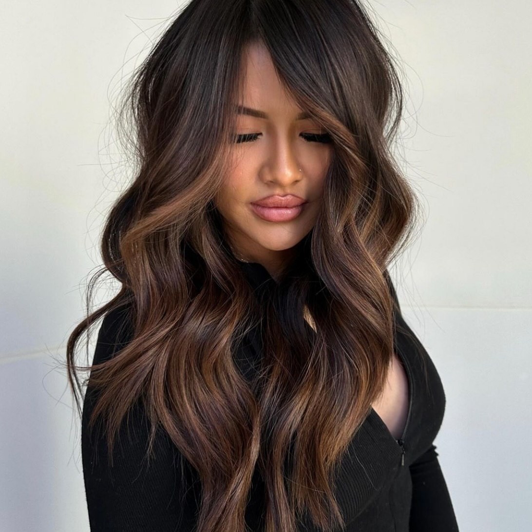 Soft Waves with Caramel Highlights