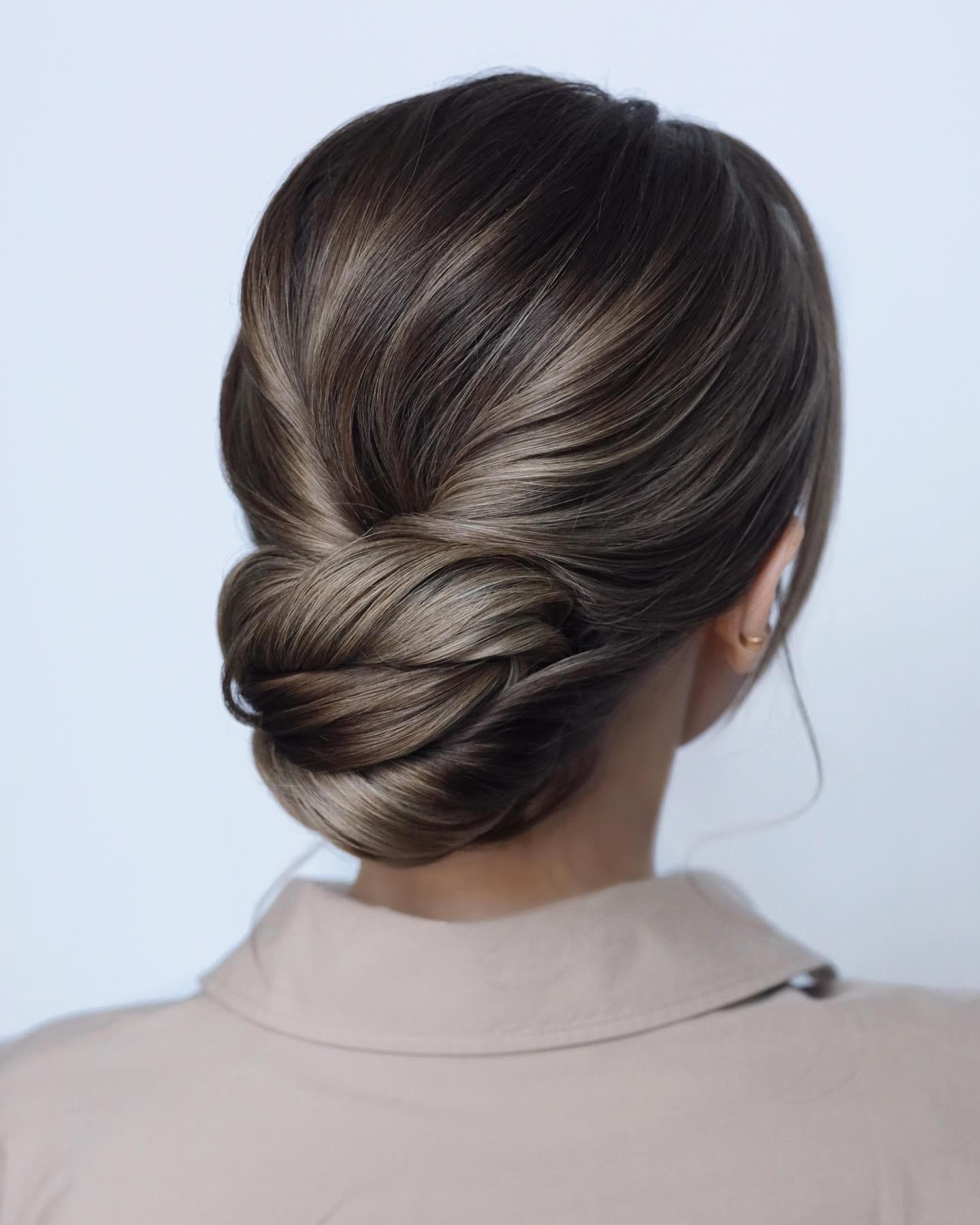 The Sleek and Shiny Chignon