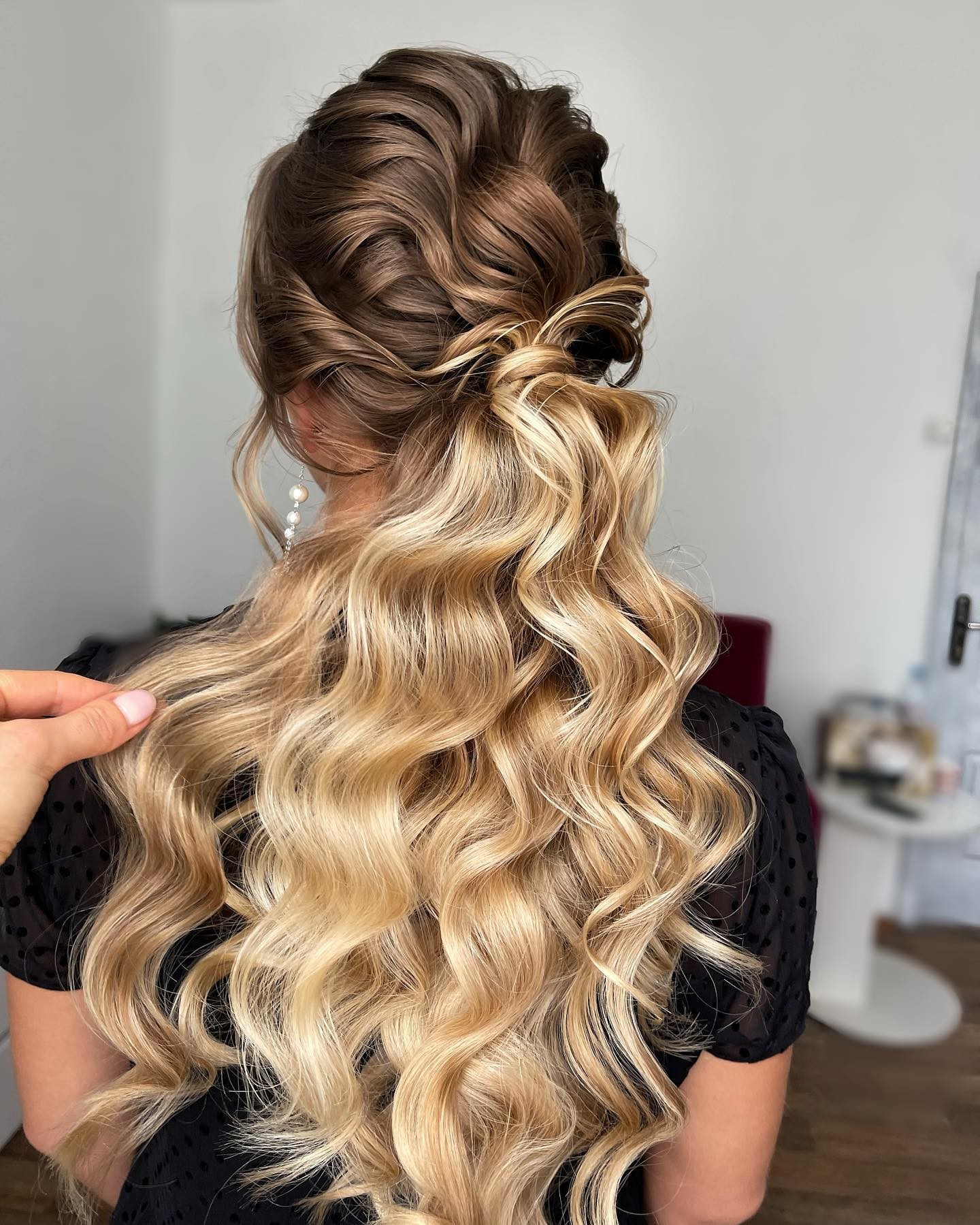 The Romantic Half-Up, Half-Down Braid