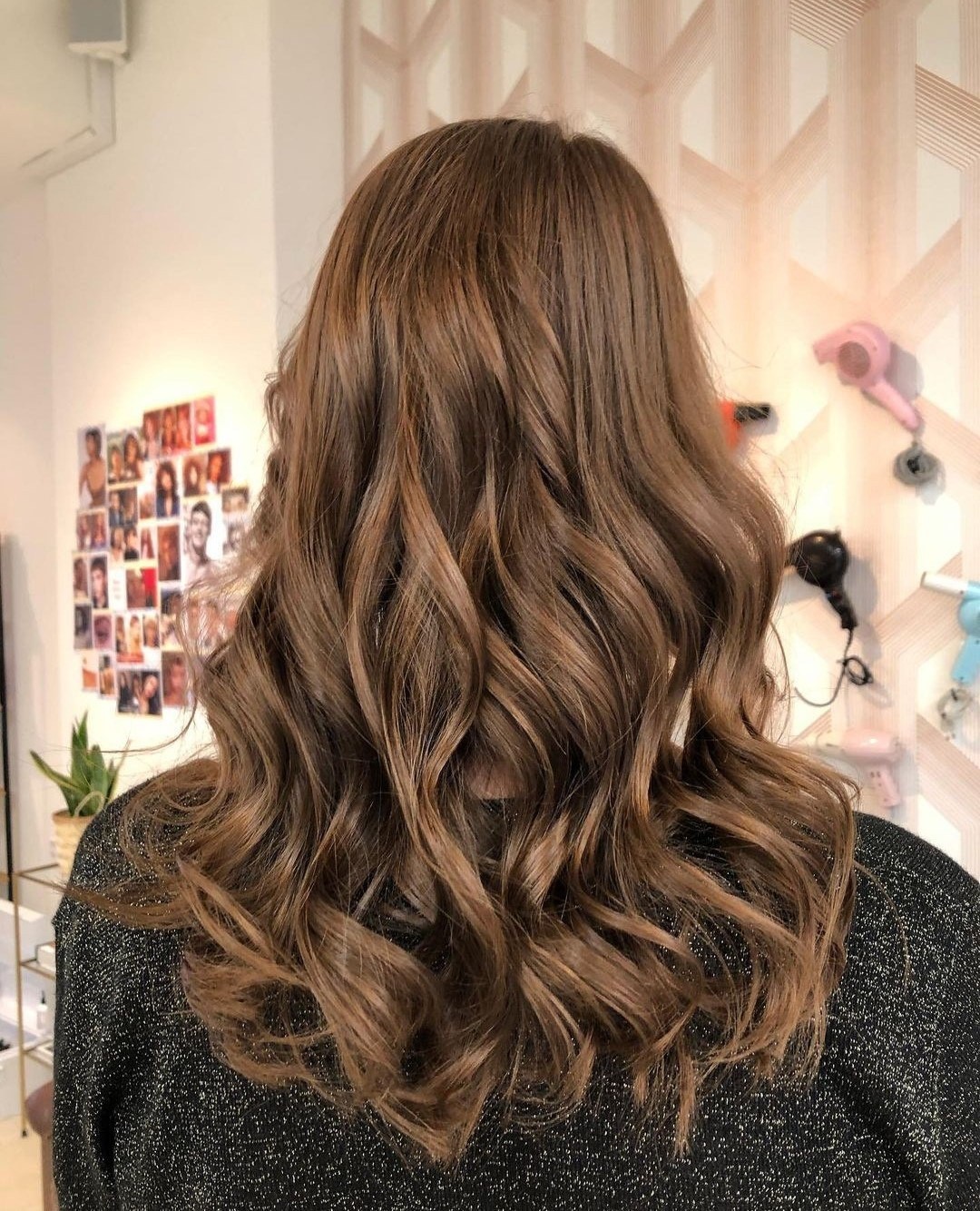 Caramel Brown with Honey Highlights