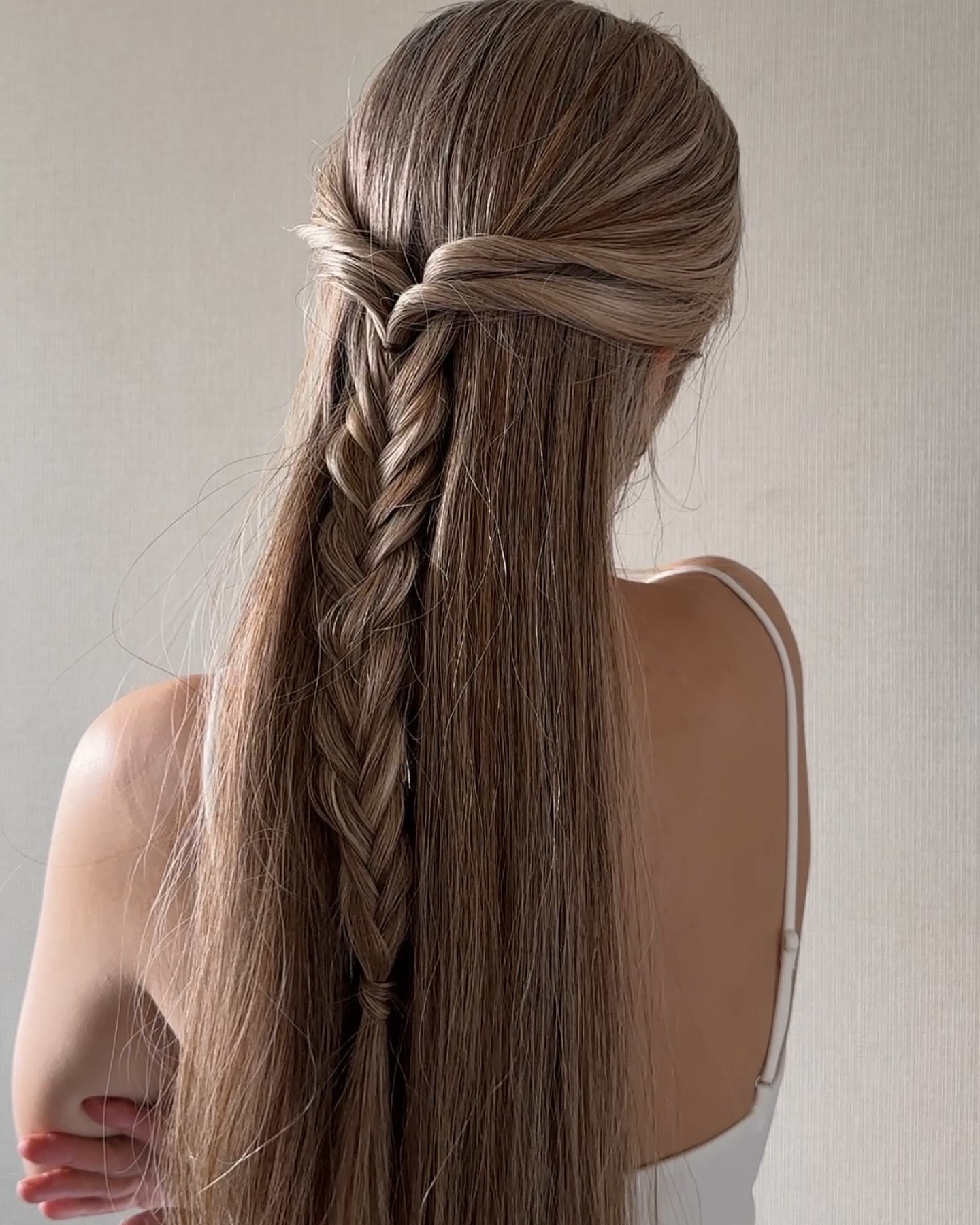 Intricate Braided Half-Updo