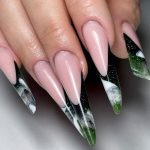 Top 21 Dark Green Acrylic Nails  Trendy 2024 Manicure Ideas