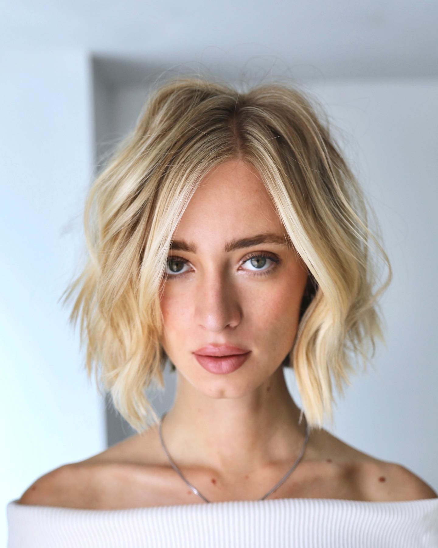 Beach Blonde Bob with Natural Texture