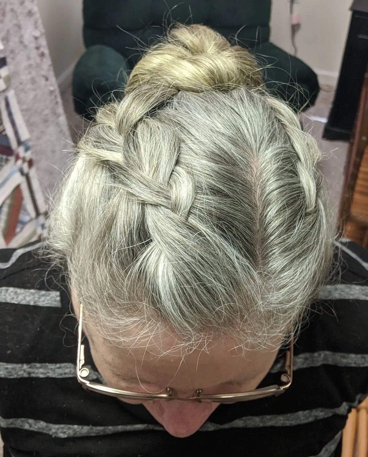 Timeless Top Knot with Braid Detail