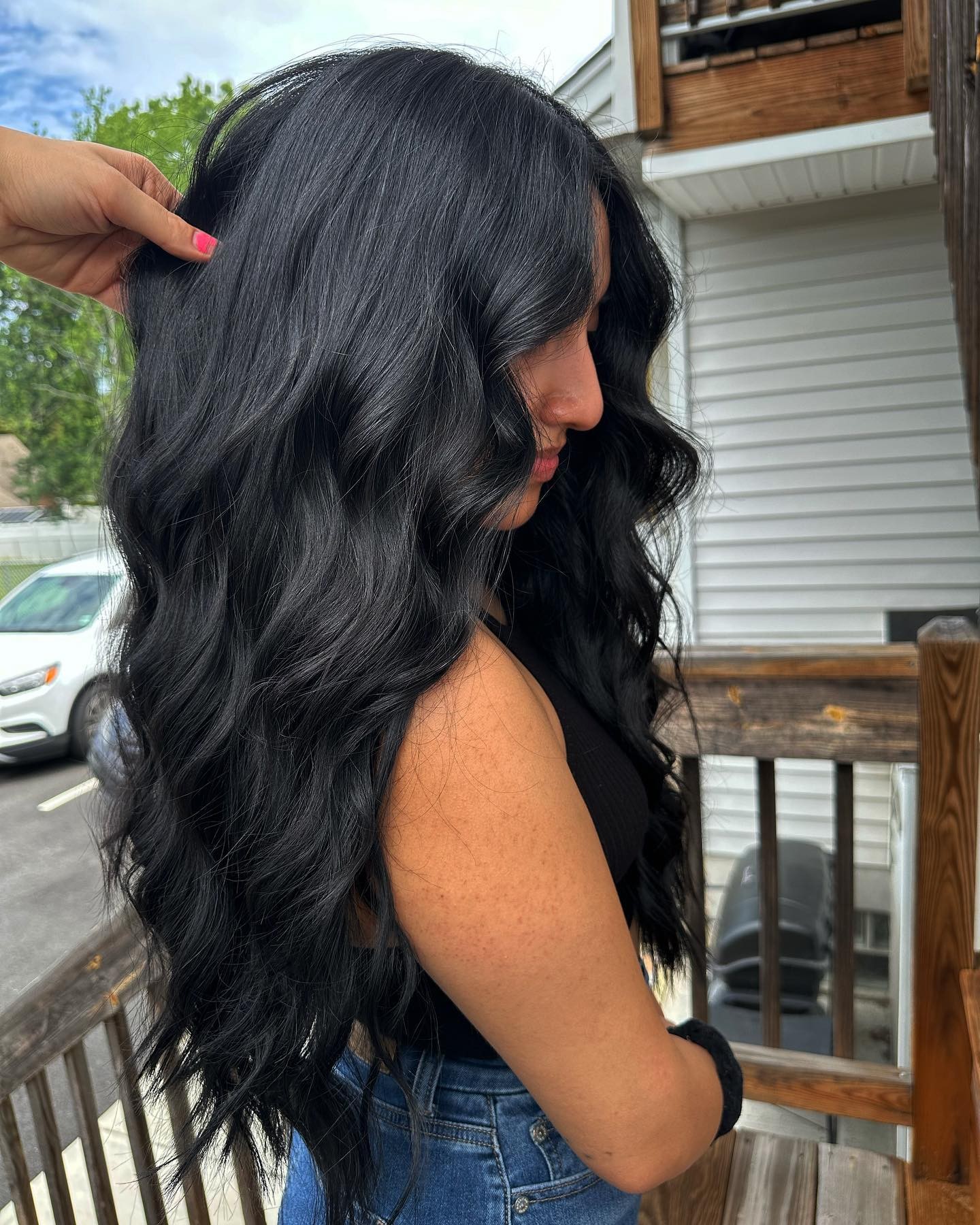 Wavy Black Hair