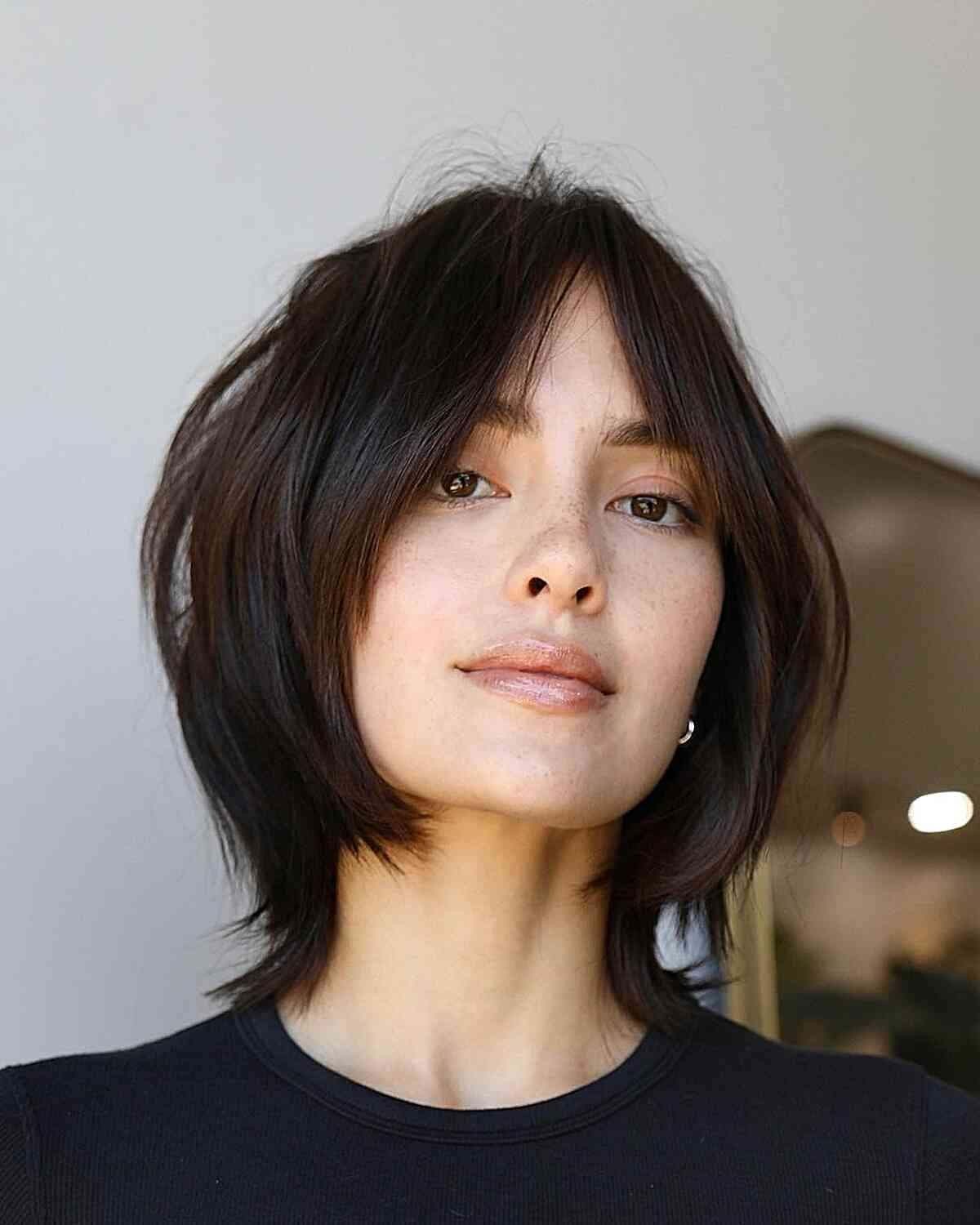 Effortlessly Chic Layered Bob