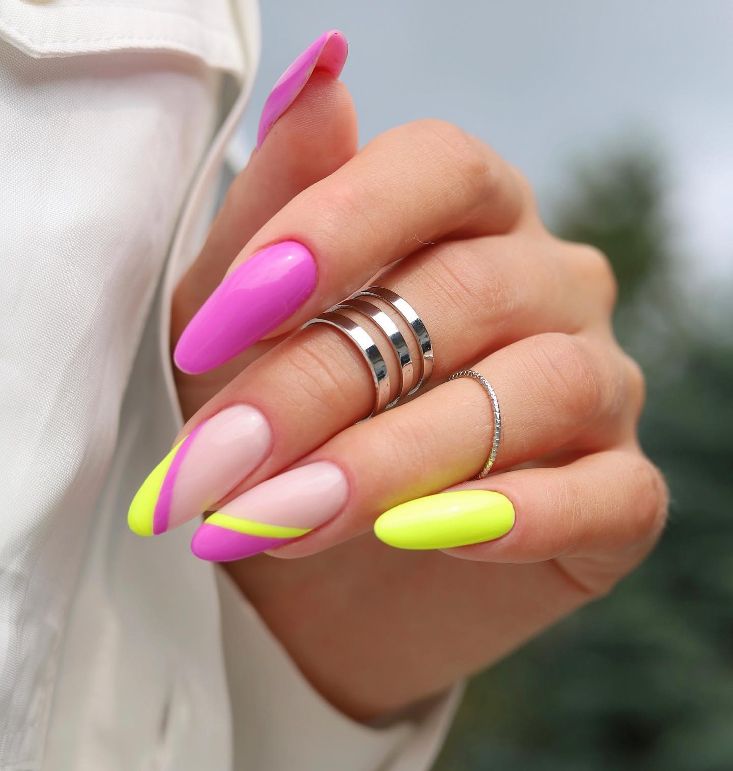 Vibrant Neon Edges