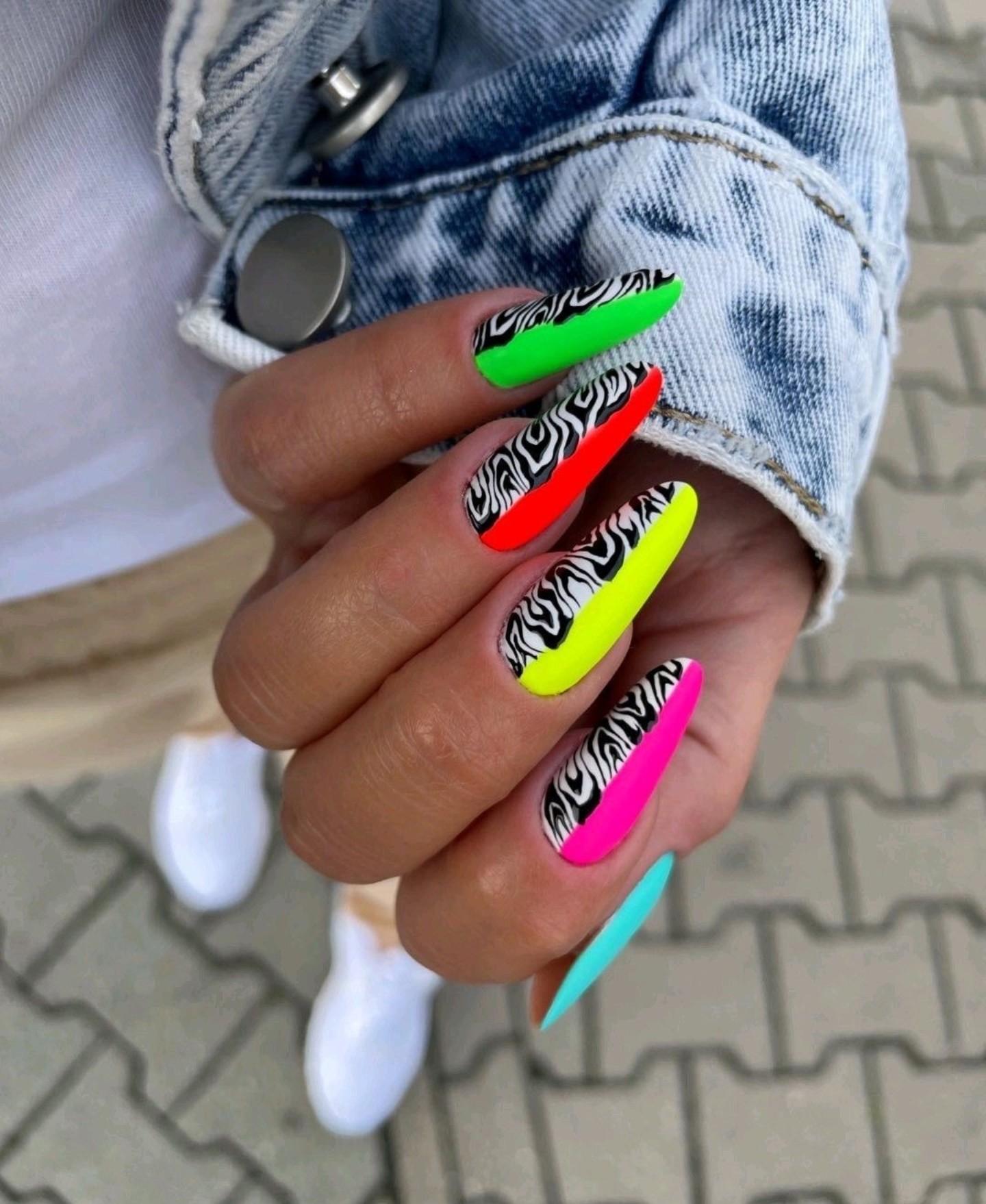 Zebra Stripes and Neon Flashes