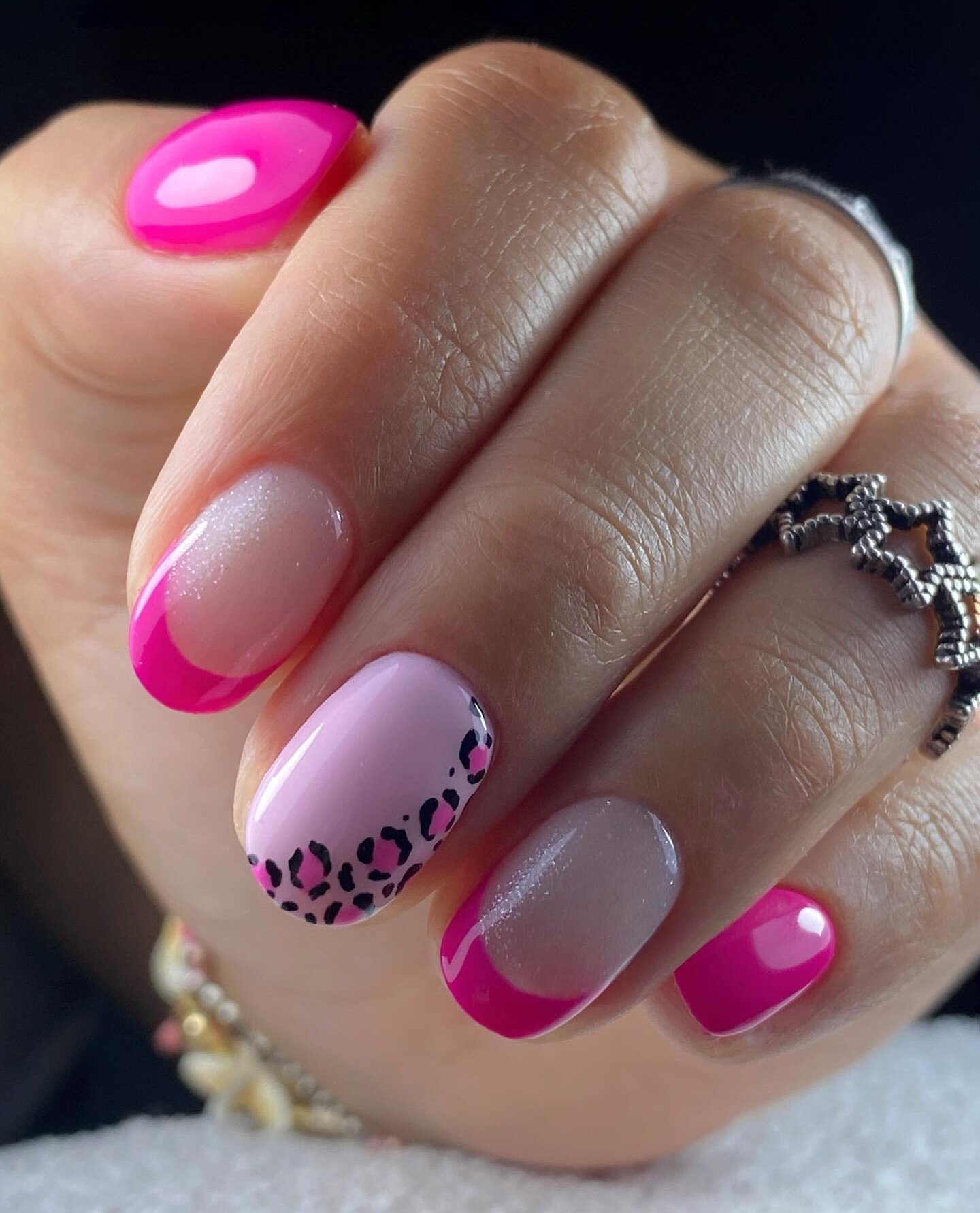 Pink French Manicure