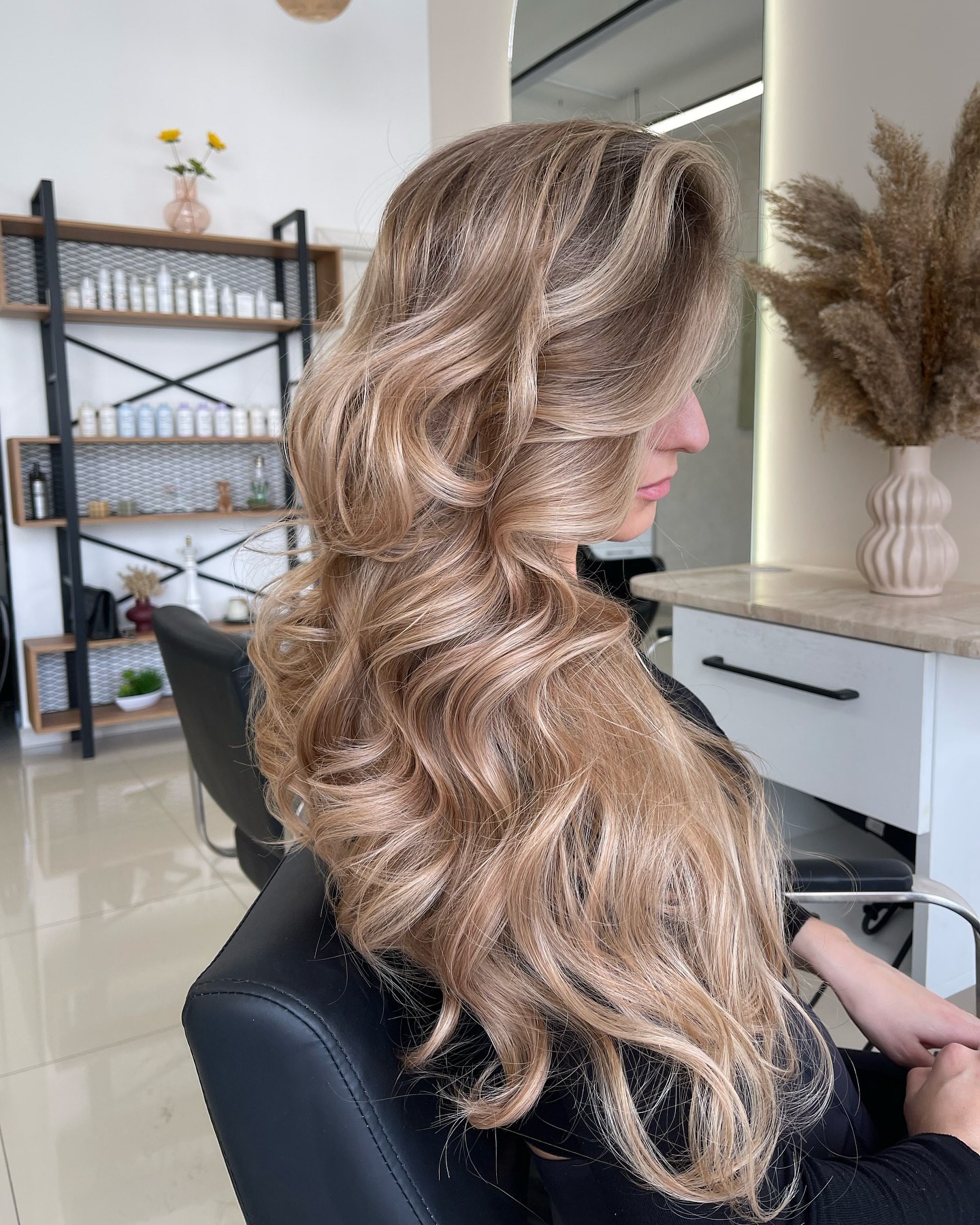 Soft Blonde Curls