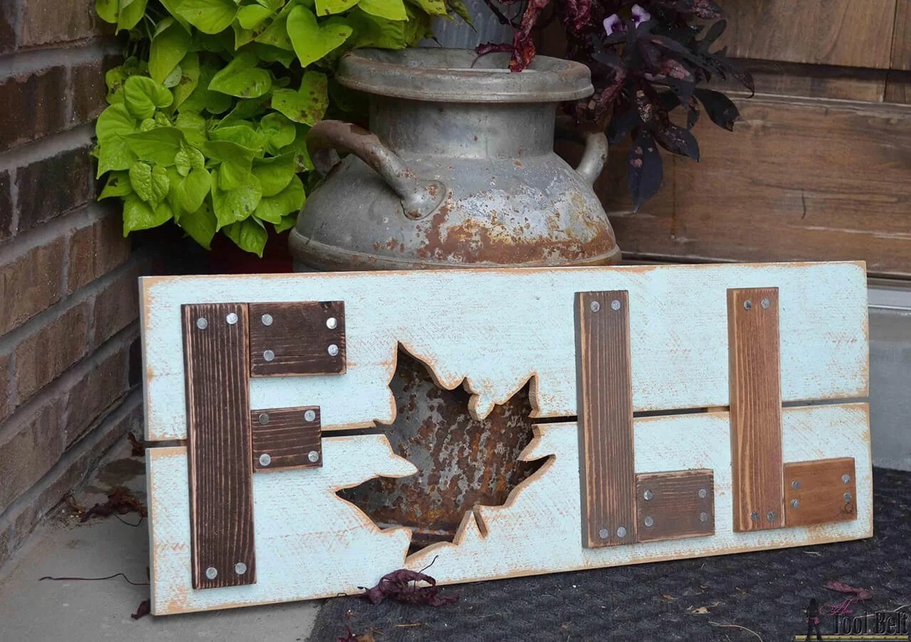 A Rustic Wood Sign Communicates Volumes