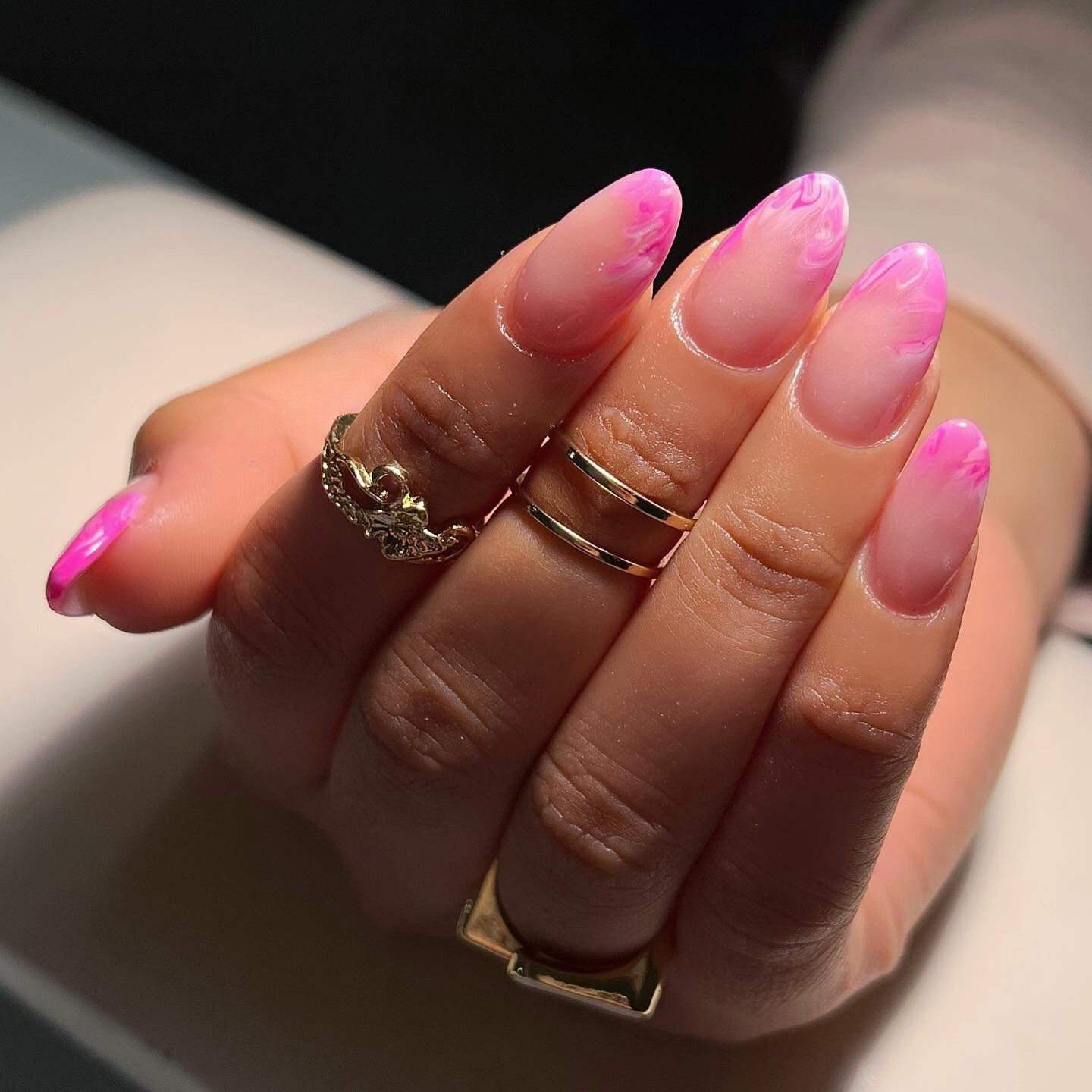 Pink Gradient with Subtle Patterns