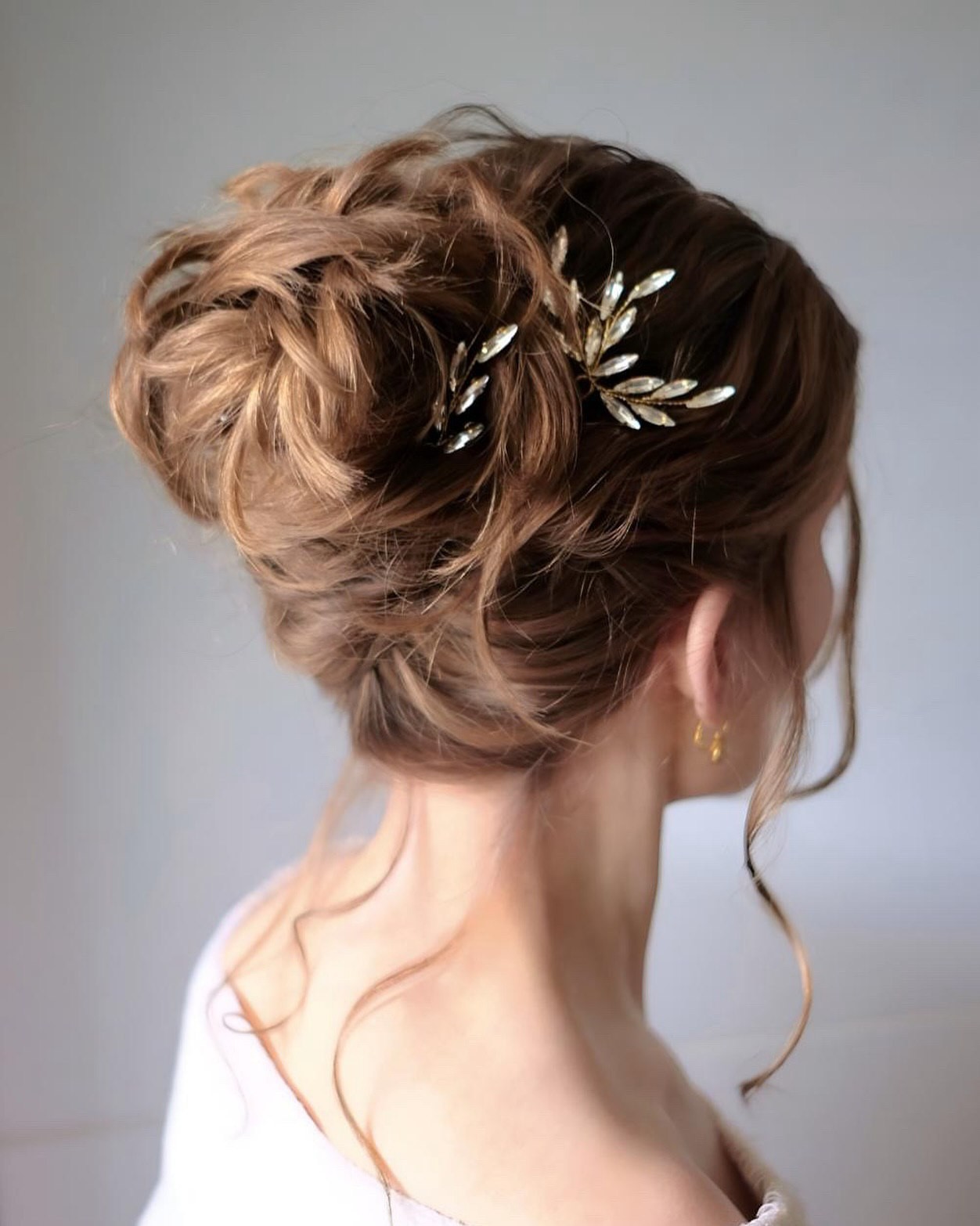 Gold Leaf Hairpins