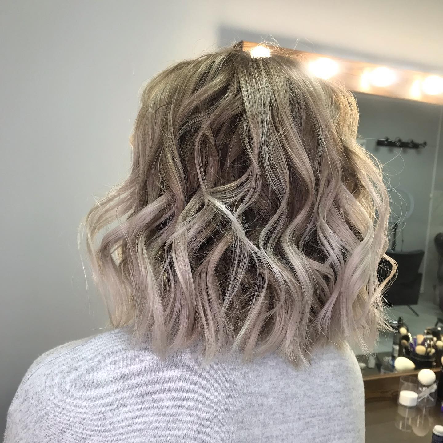 Beachy Waves with Subtle Highlights