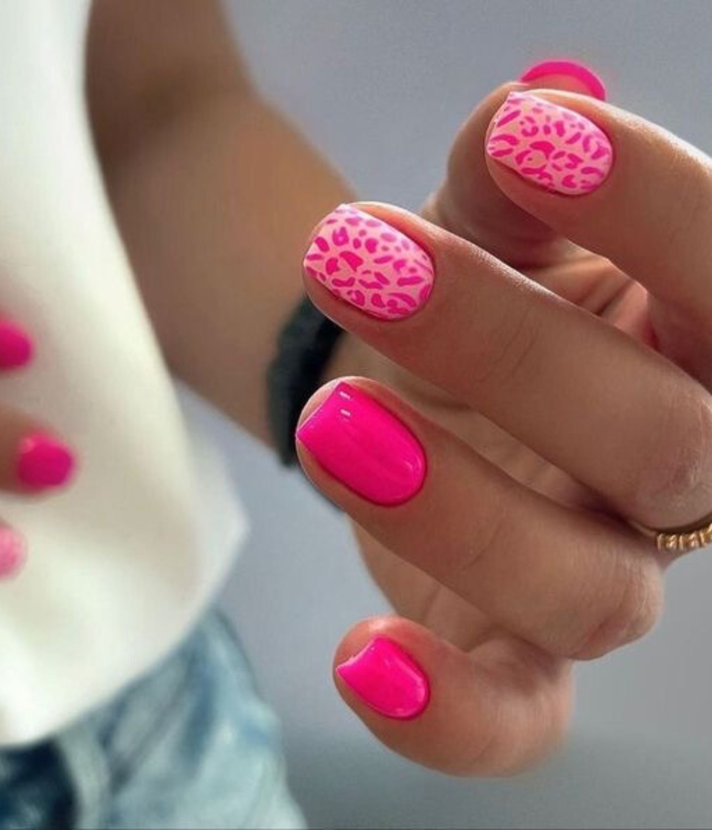 Pink Leopard Print