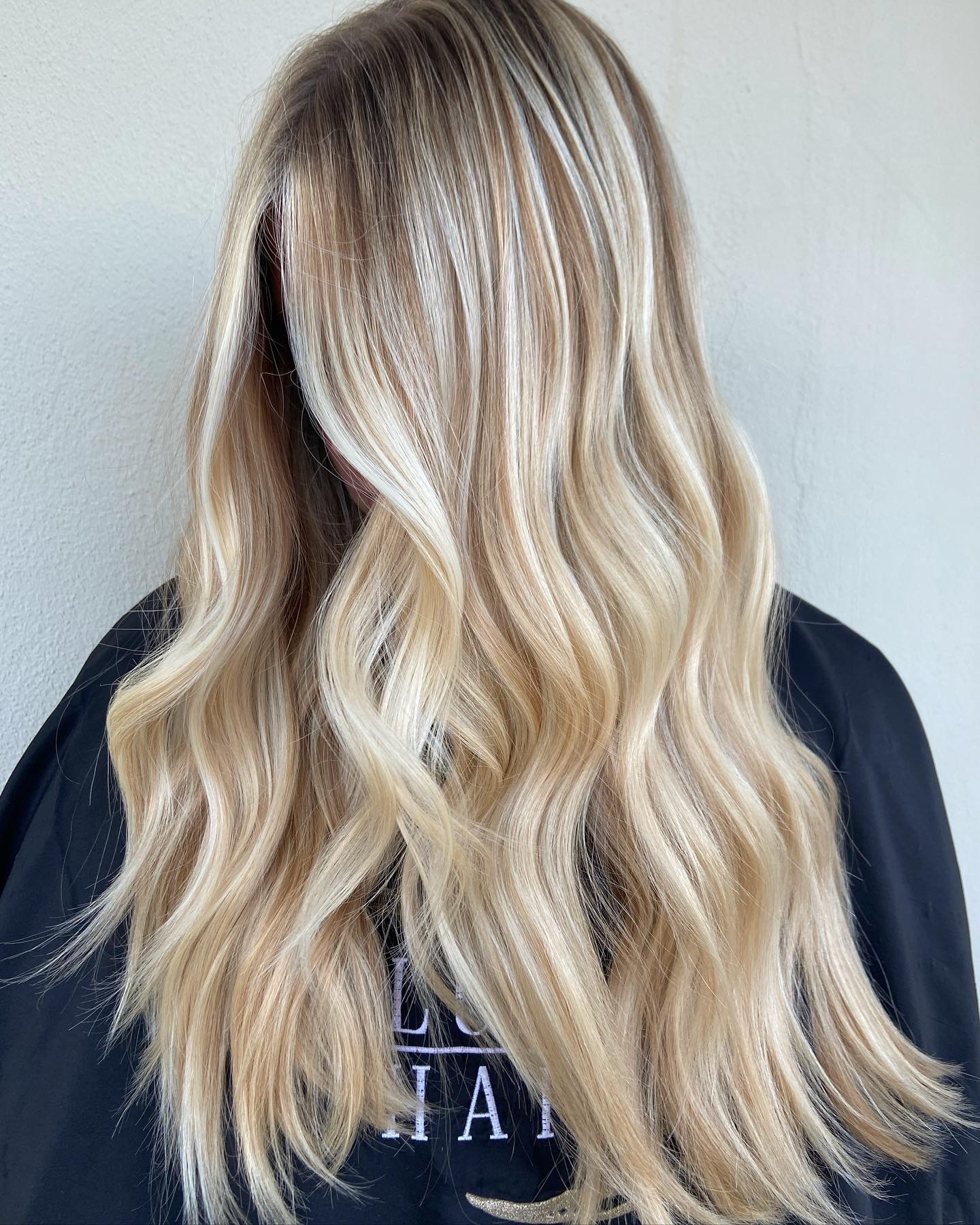 Glamorous Waves with Soft Balayage Style