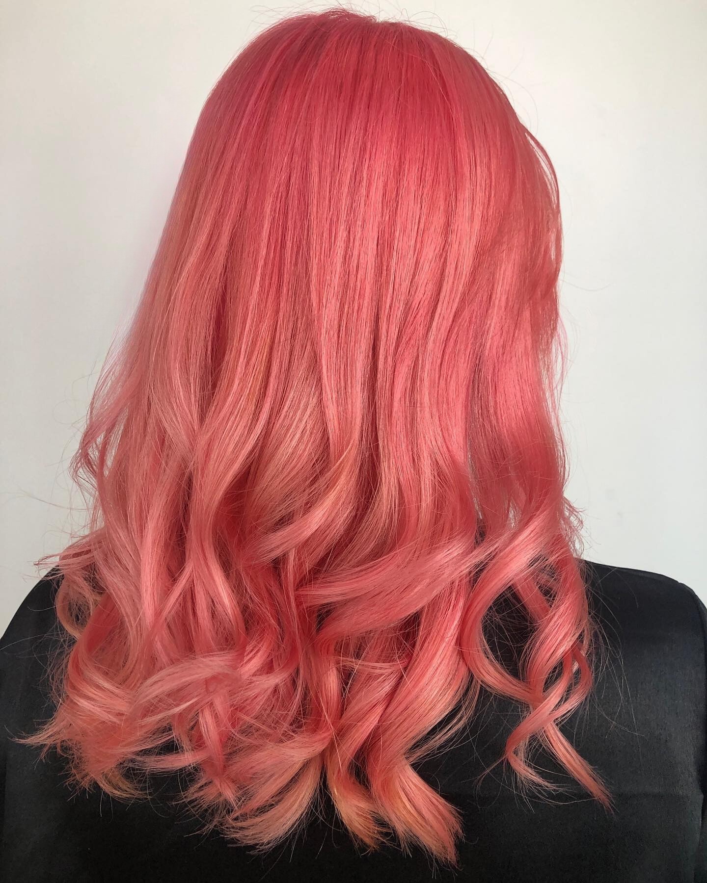 Vibrant Coral Cascade